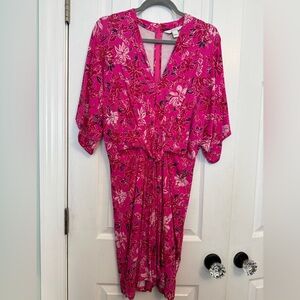 Lilly Pulitzer Pink, Wisteria V-Neck Dress